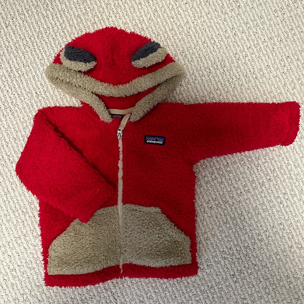Red Patagonia Furry Friends Fleece